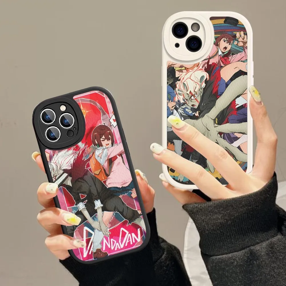 Popular Anime Dandadan Phone Case Hard Leather For IPhone 16 15 14 13 12 Mini 11 14 Pro Max Xs X Xr 7 8 Plus Fundas