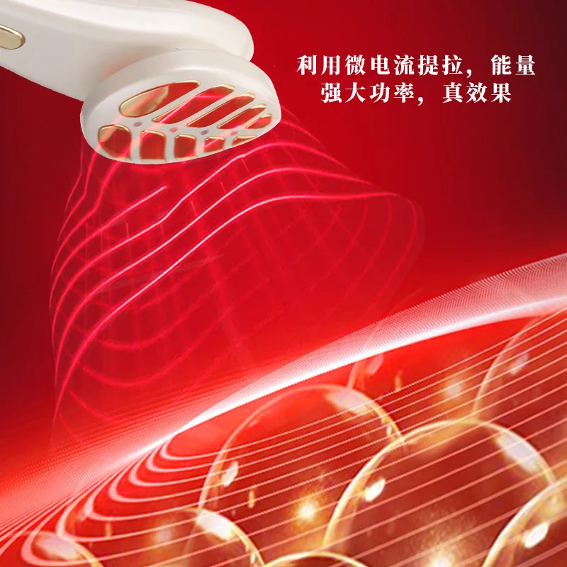 Masażer do oczu EMS Mikroprądowy Wibracyjny Przeciwzmarszczkowy Odmładzający Skórę Galwaniczny Spa Lifting Twarzy Usuwający Zmarszczki