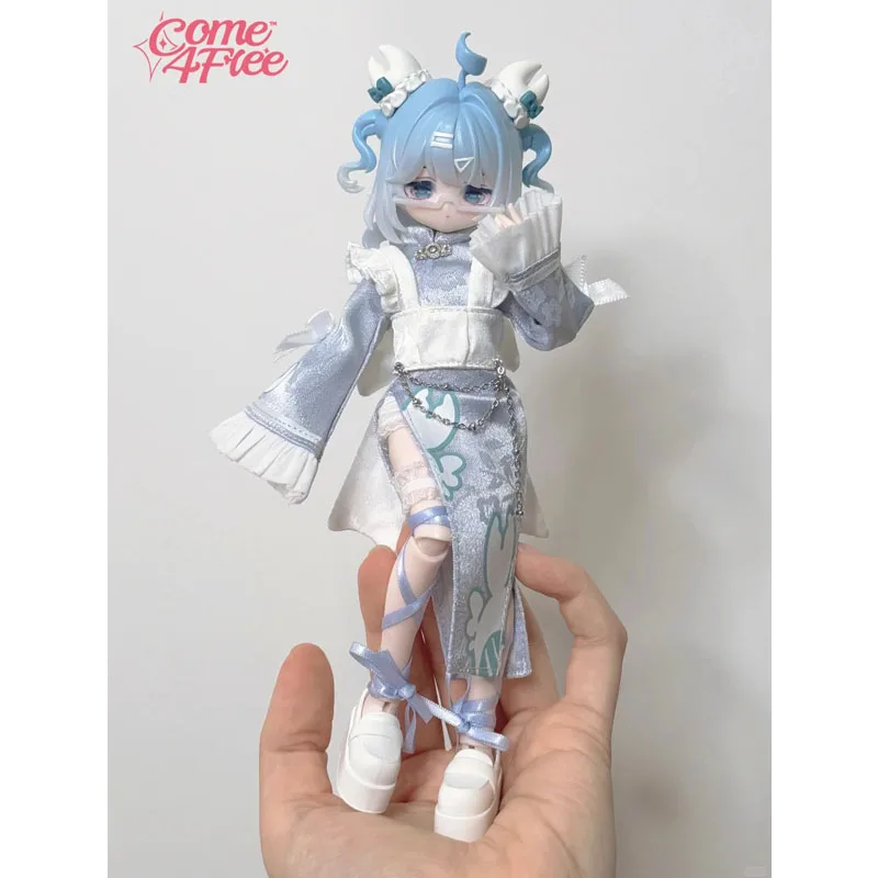 Genuino Come4free Minty V2 Ocean Gem Series 1/8 Bjd caja ciega Kawaii muñeca móvil figura de acción ornamento colección modelo regalo