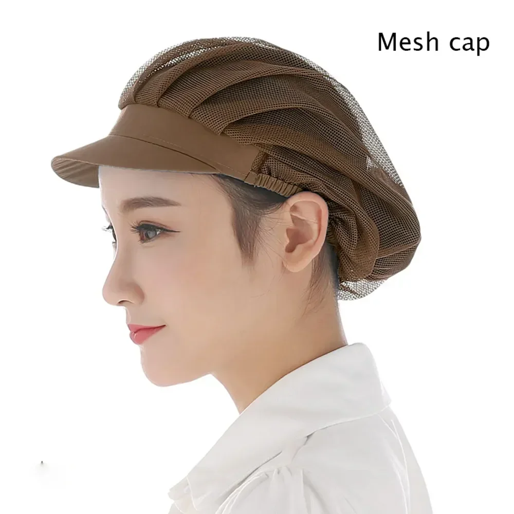 Canteen Net And Hat Men Cap Chef Mesh Sanitary Women Adjustable Breathable Xiasanxin Food Dust Workshop Caps