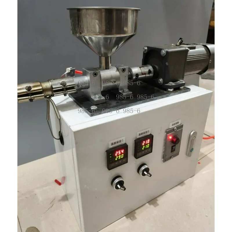 Single Screw Plastic Filament Maker, Mini Desktop Extruder for 3D Printing
