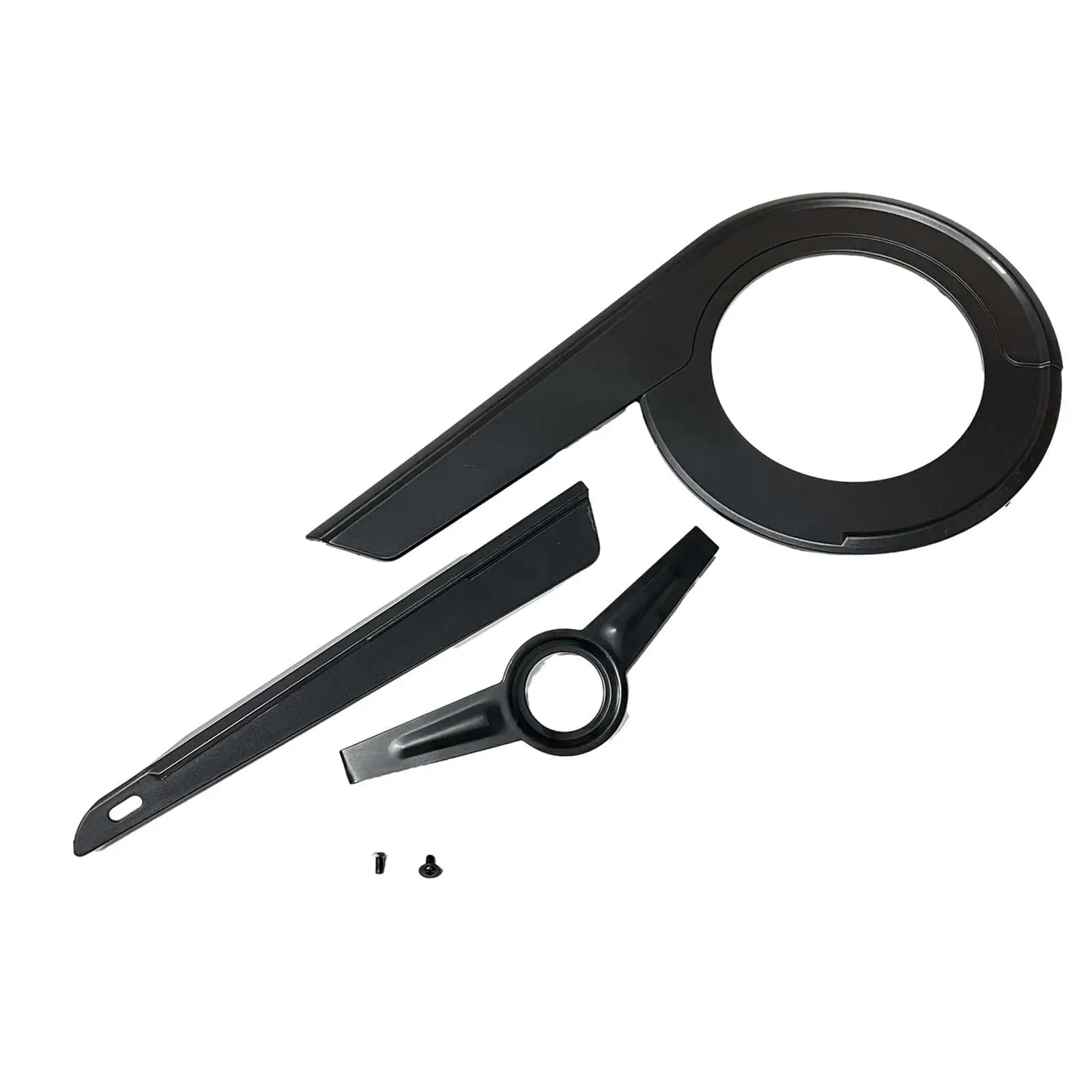 40-44T Chainring Retractable Bicycle Chain Cover Chain Guard Chain Box, Black