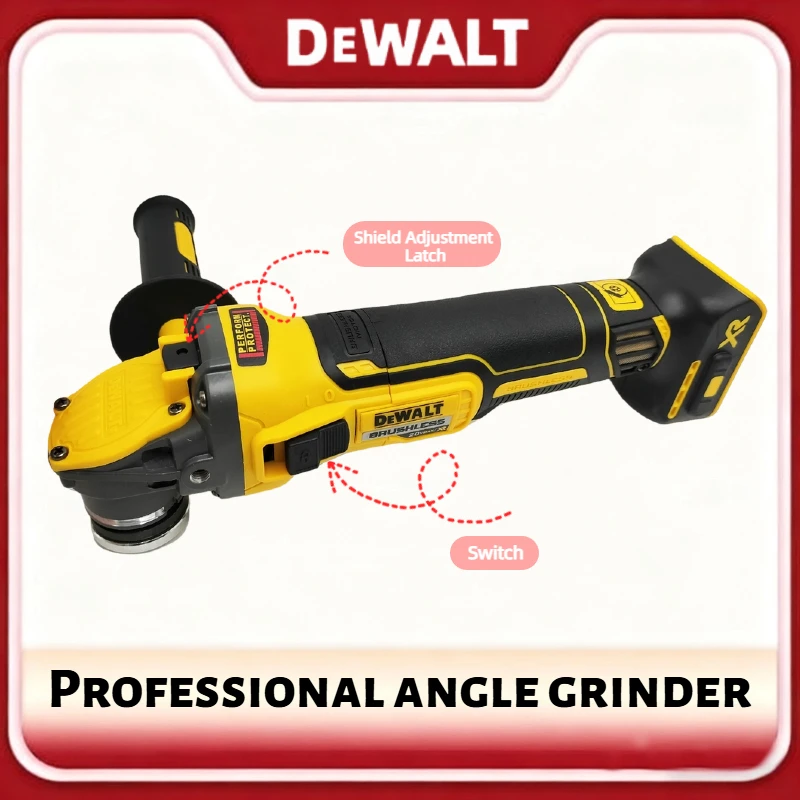 DEWALT DCG409 20V Brushless Angle Grinder | 125mm 9000RPM Professional Cutting & Polishing Machine（bare tool）