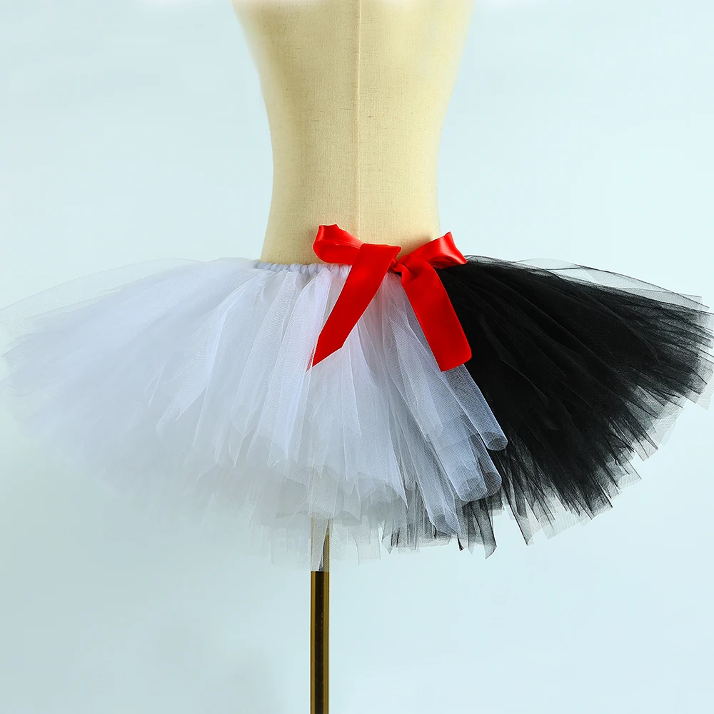 Kat In De Hoed Meisjes Tutu Rok Zwart Wit Peuter Meisje Tutus Pluizige Tule Rokken Dr Seuss Kostuums Voor Kinderen Halloween Kleding