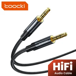 Toocki Aux Kabel Speaker Wire 3.5Mm Voor Computer Hoofdtelefoon Adapter Samsung Xiaomi Laptop Hifi Geluid Quility Cabel