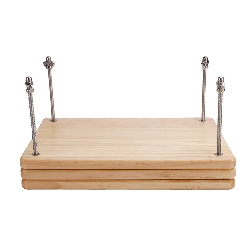 

ABJN-Деревянный пресс для книг, многофункциональный зажим для переплета, пресс для книг, зажим для ремонта старинных книг, трехслойный зажим для бумаги