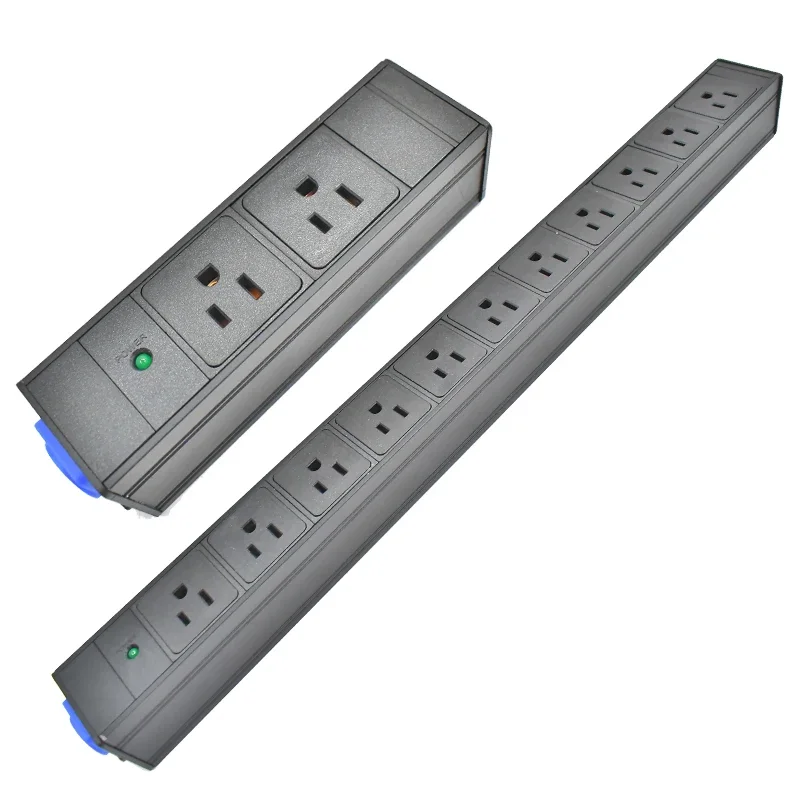 PDU Power Strips Schuko Powerlink box Power amplifier audio 3P Aviation plug LED 1-12 AC US  output SOCKET