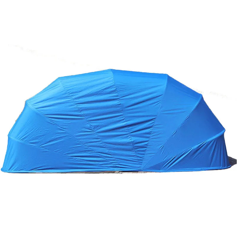 

Semi-automatic mobile folding telescopic garage sunscreen flame retardant car parking shed thickened cotton thermal cover outdoo