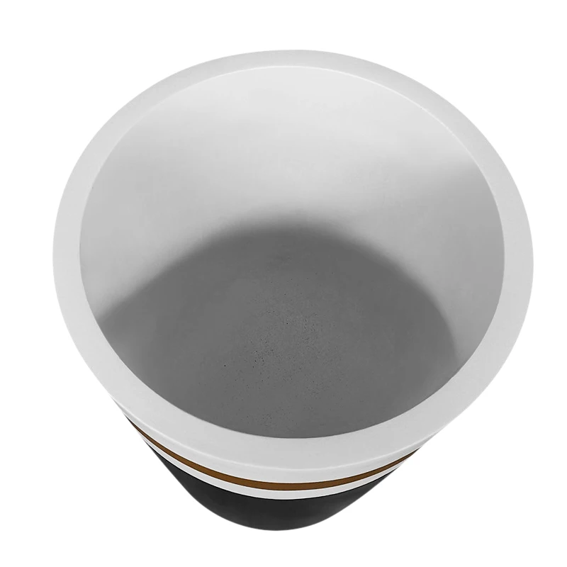 Afbeelding 6: LMM grote vaas van vloer tot plafond Scandinavisch interieur zachte decoratie, gestreept bloemstuk met ronde cilinder