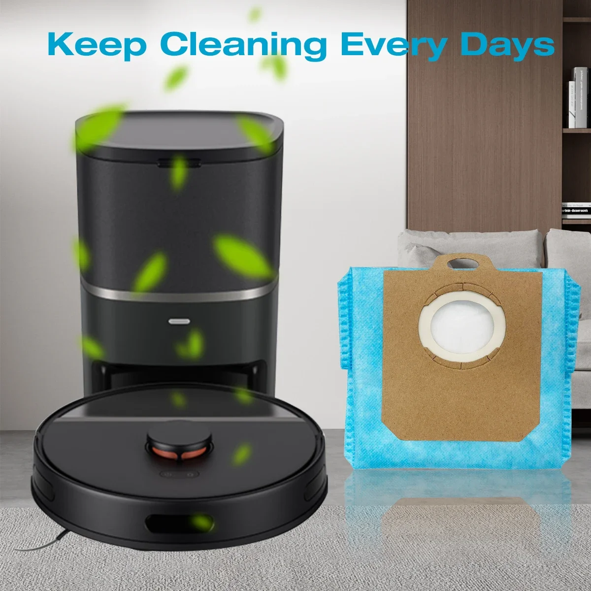 High Quality Vacuum Cleaner Bag Set for Philips Homerun Series 3000 XU3100/01 XU3110/02 XU3000/01 XU3000/02 Robot Vacuum Cleaner