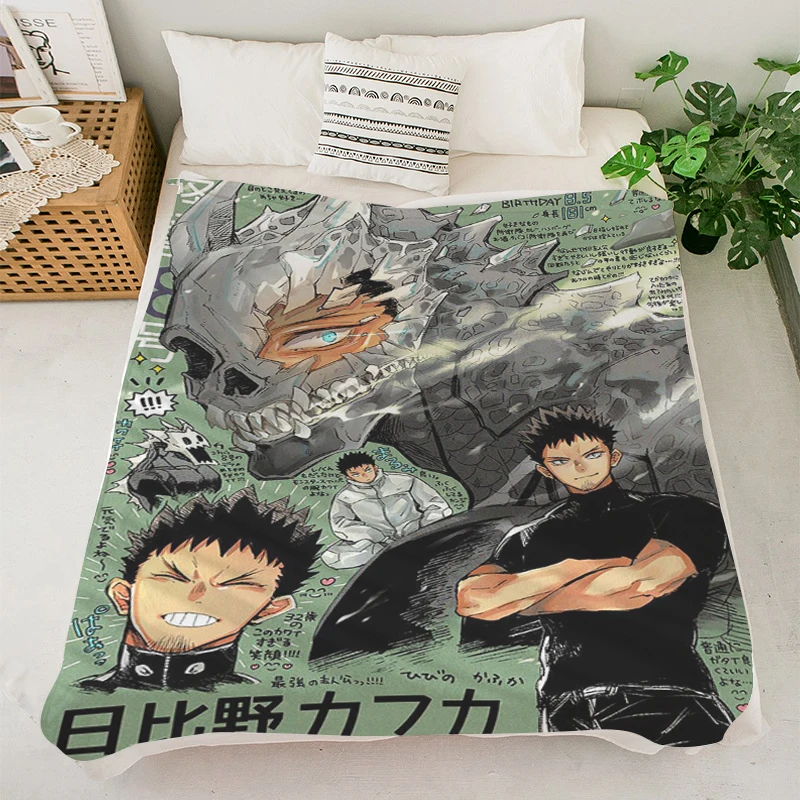 Sofa Blankets for Winter Nap Blanket  S-Kaiju No 8s King Blanket Double Bed Blankets Microfiber Bedding Warm Knee Fluffy Soft