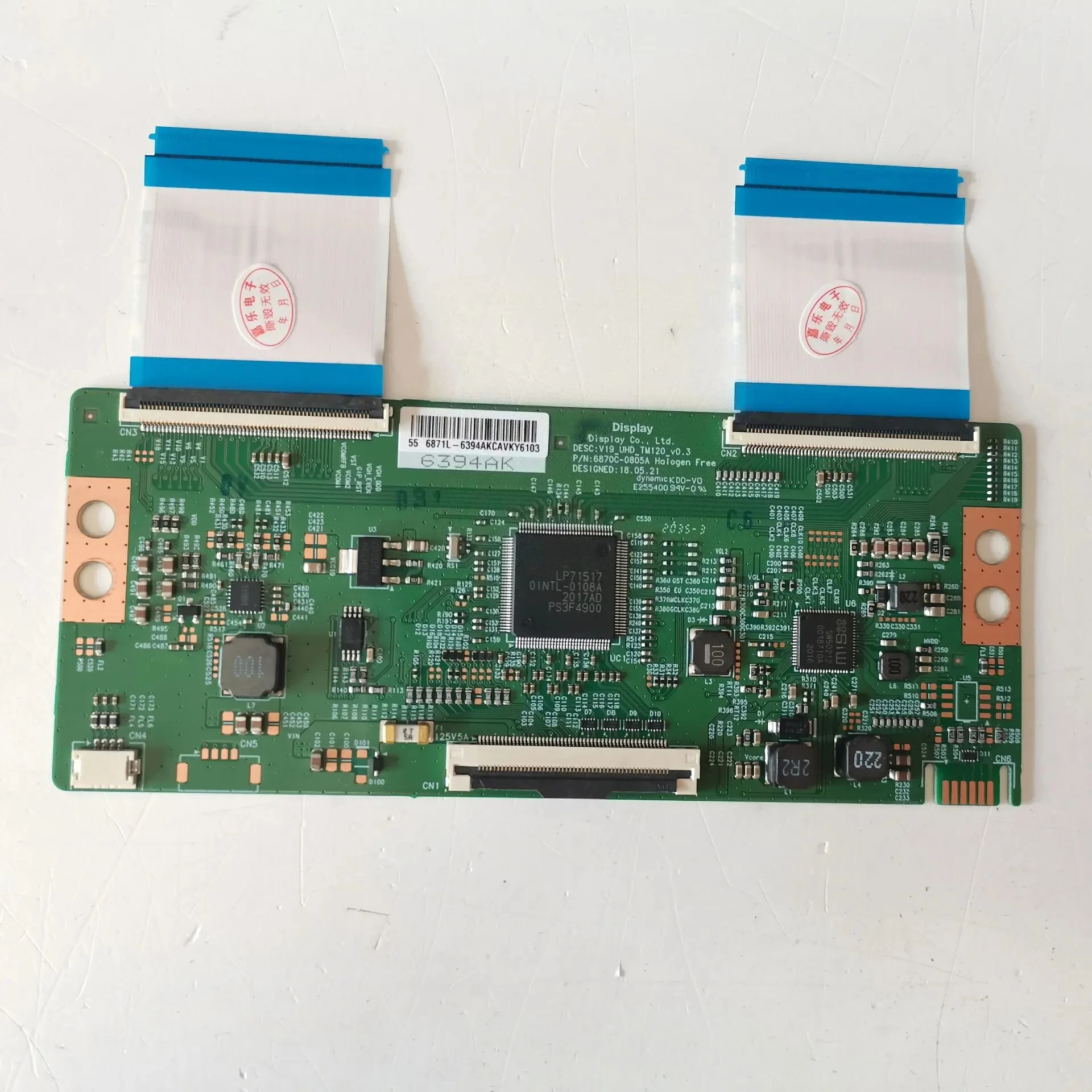 6870C-0805A 6871L-6393B For T-CON Board LED65K1 65PFL5604/F7 65PFL5504/F7 Logic Board 6871L-5926A 6871L-5926J