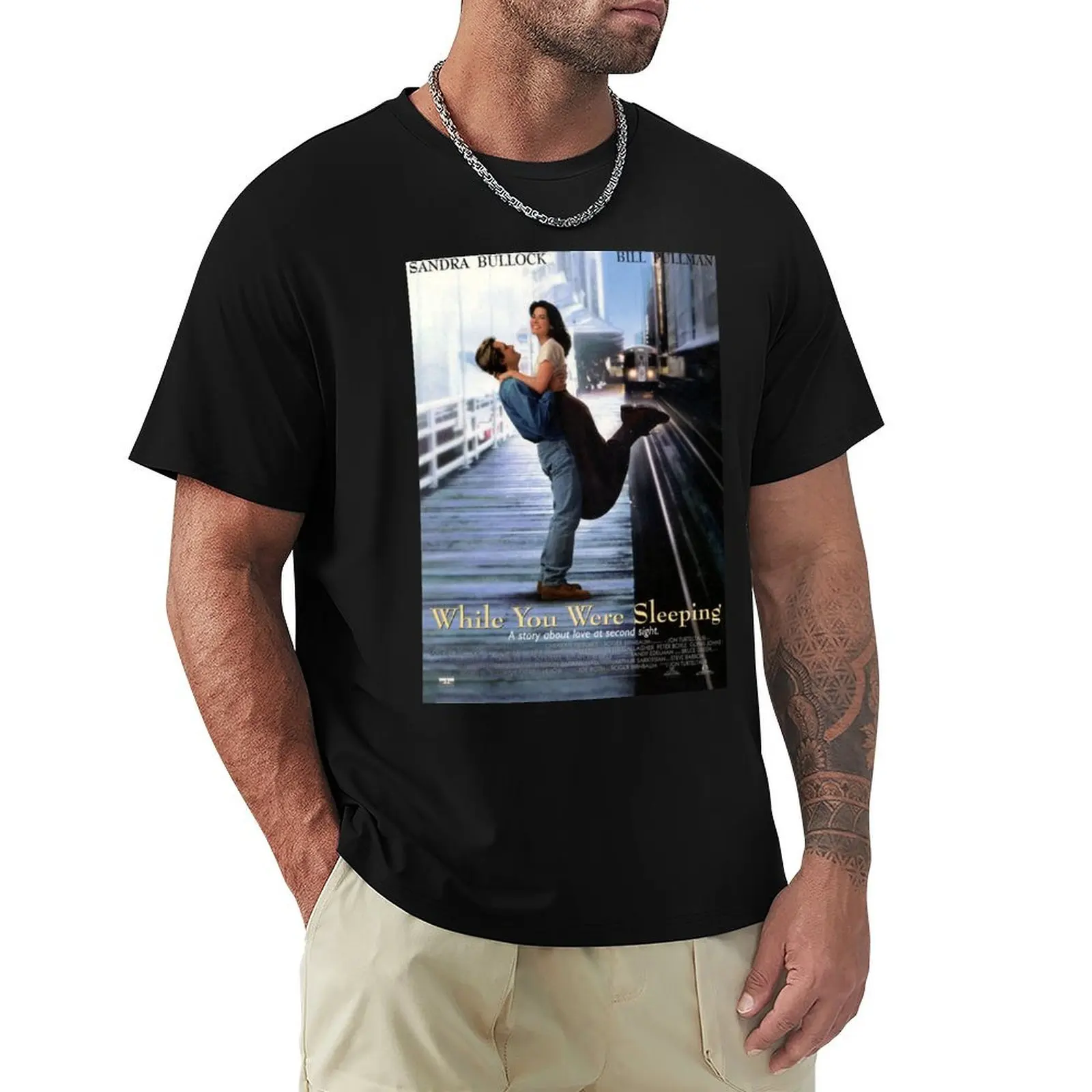 While You Were Sleeping 1995 T-Shirt t shirt man casual T-Shirt