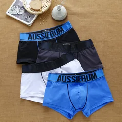 Aussiebum men's boxers low waist breathable elastic three-dimensional bag close jockstrap comfortable cotton underwear AU4-M200