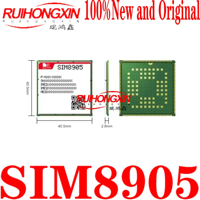 SIM8905 LCC+LGA package chip multimedia function LTE wireless communication 4G smart module