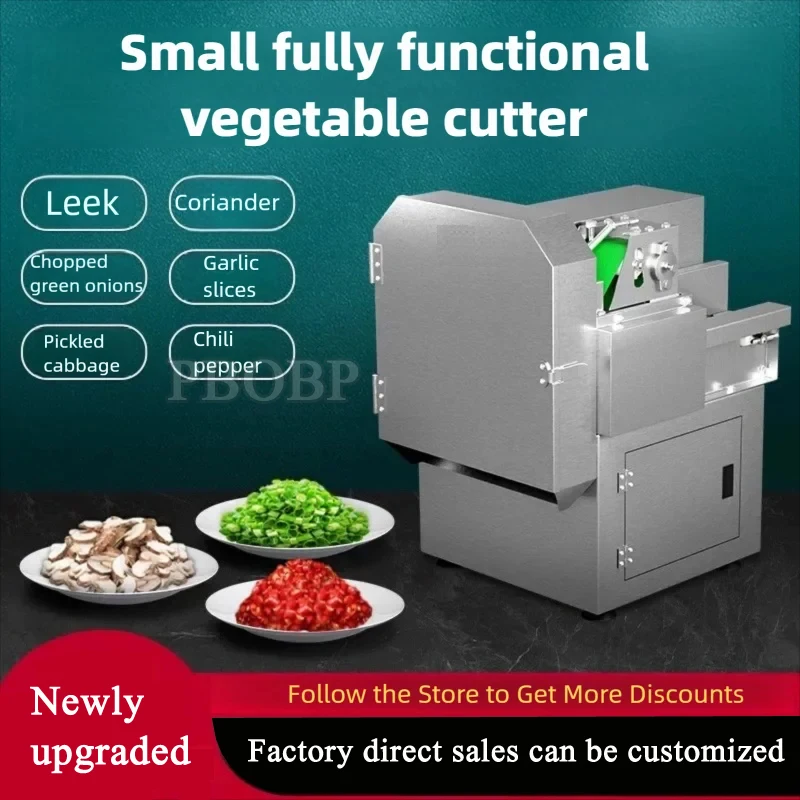 

PBOBP Vegetable Cube Cutting Machine Electric Dicer Onion Potato Carrot Dicer and Shredding Fruit Or Vegetable Slicing Machine