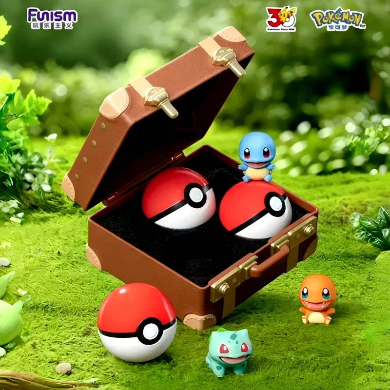 Image of Neue Original Funism Pokémon Erster Partner Blindbox 30. Jubiläums-Serie Blindbox Anime-Charakter Modell Sammlerstück Geschenk Spielzeug