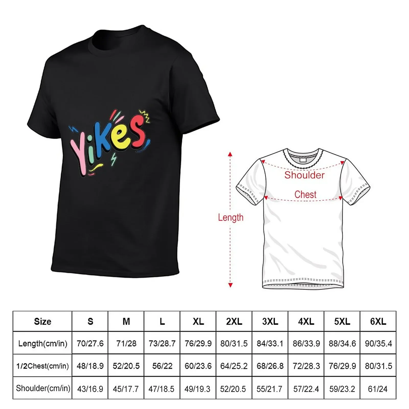 Eddy burback Merch Yikes Rainbow T-Shirt blacks sublime sweat mens t shirts pack