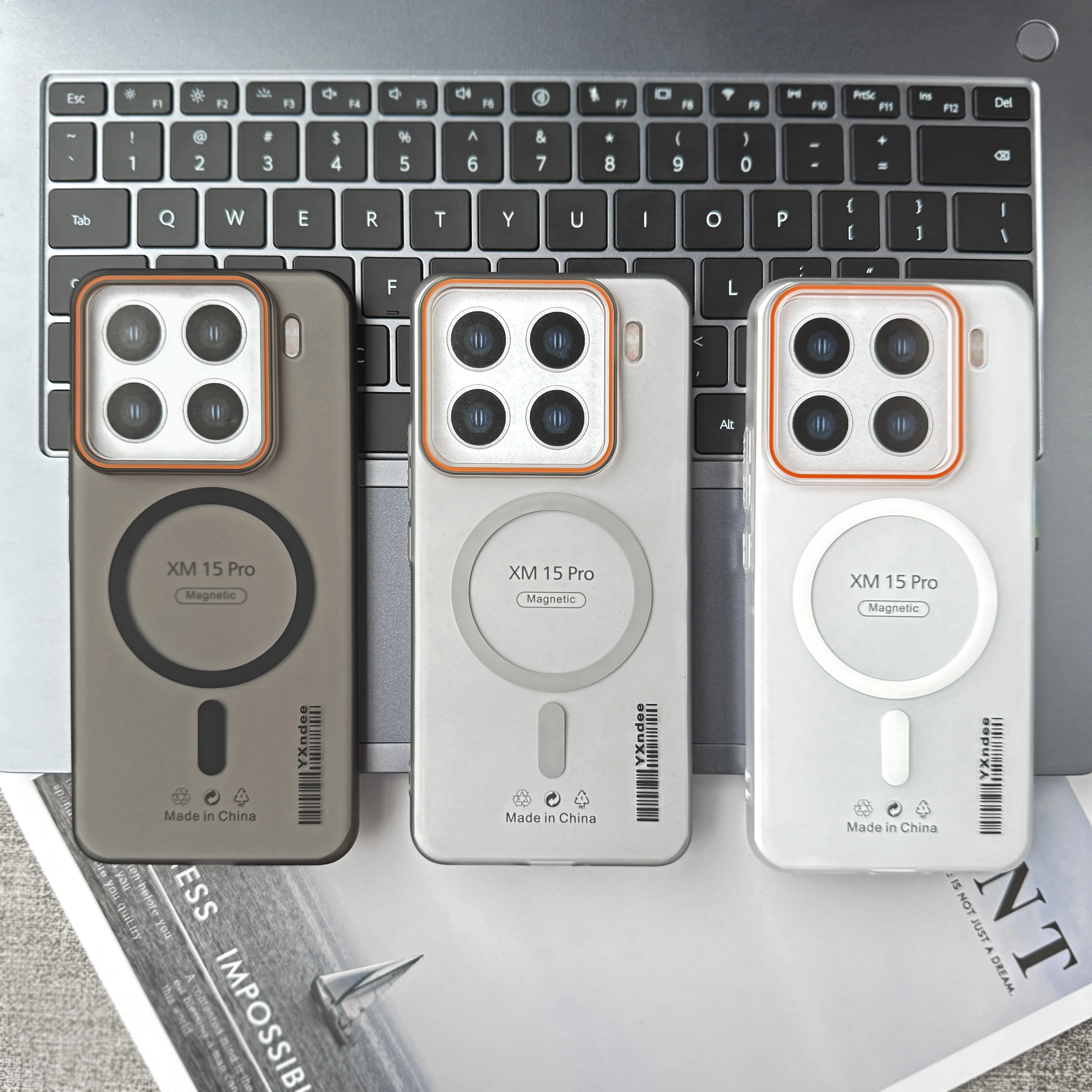Venta directa de fábrica, funda magnética para teléfono con efecto arena suave y niebla de hielo, compatible con Xiaomi 17 Pro Max y Redmi K80 Pro, funda protectora.