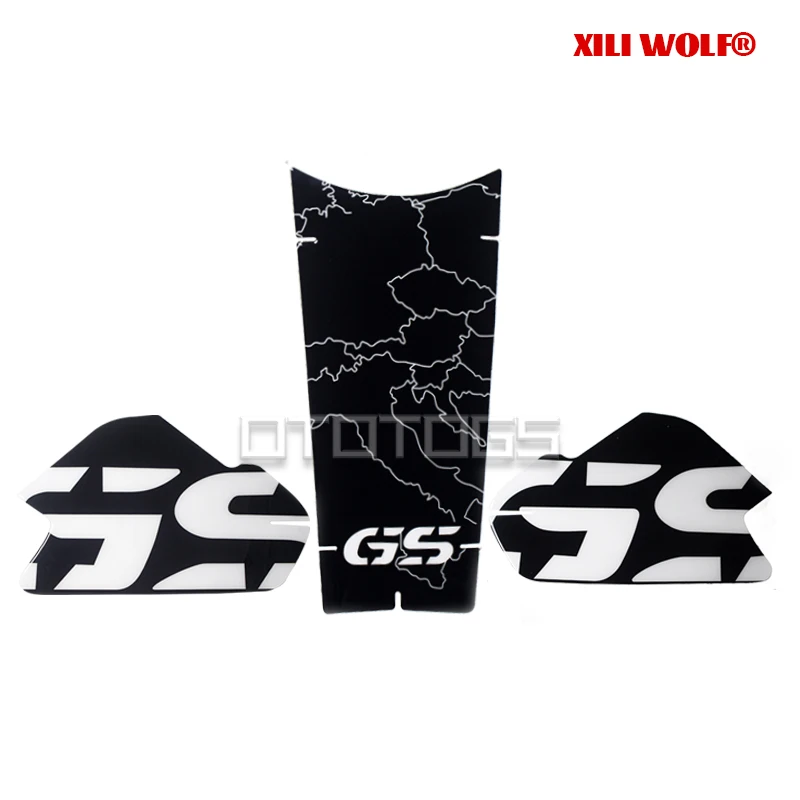 For BMW R1250GSA R1200ADV R1200GSA Motorcycle Fuel Tank 3D Stickers Gas Tank Pad Cover Protector Decorative Decal