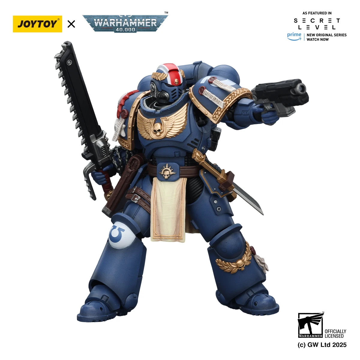 

【MT】JOYTOY Warhammer 40K Ultramarines Titus with Laurels of Victory 1/18 Коллекционная фигурка-модель