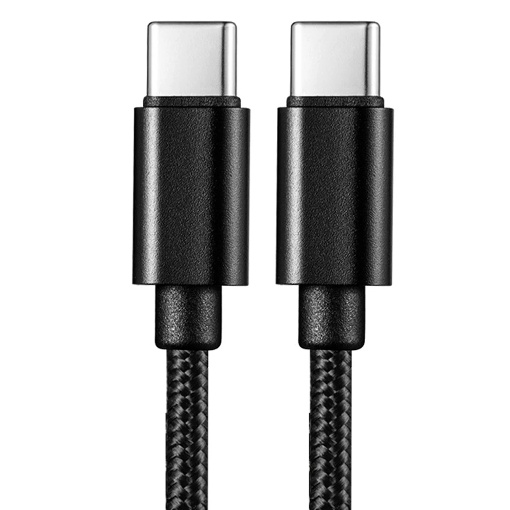 Nylon Geflochtenes 60W Typ-C-Kabel für iPhone 15 16 17 Pro Max 1m 2m 3m USB-C zu Typ-C Schnellladekabel für Samsung Xiaomi Huawei