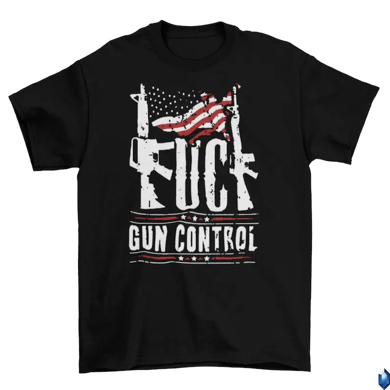 Gun Control T-Shirt Unisex Cotton Adult Funny Pew NRA Gun Rights Freedom America 2022