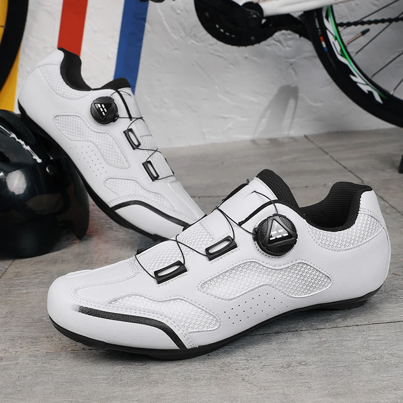 

Профессиональная обувь для верховой езды на велосипеде, унисекс, четыре сезона, модная, износостойкая, нескользящая, дышащая, с твердой подошвой, велосипедная обувь