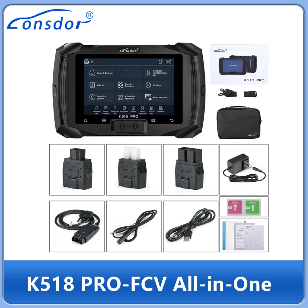 2026 Lonsdor K518 PRO FCV Version Key Programmer 5+5+N Car Series Free Use Full Functions Lifetime Free Update