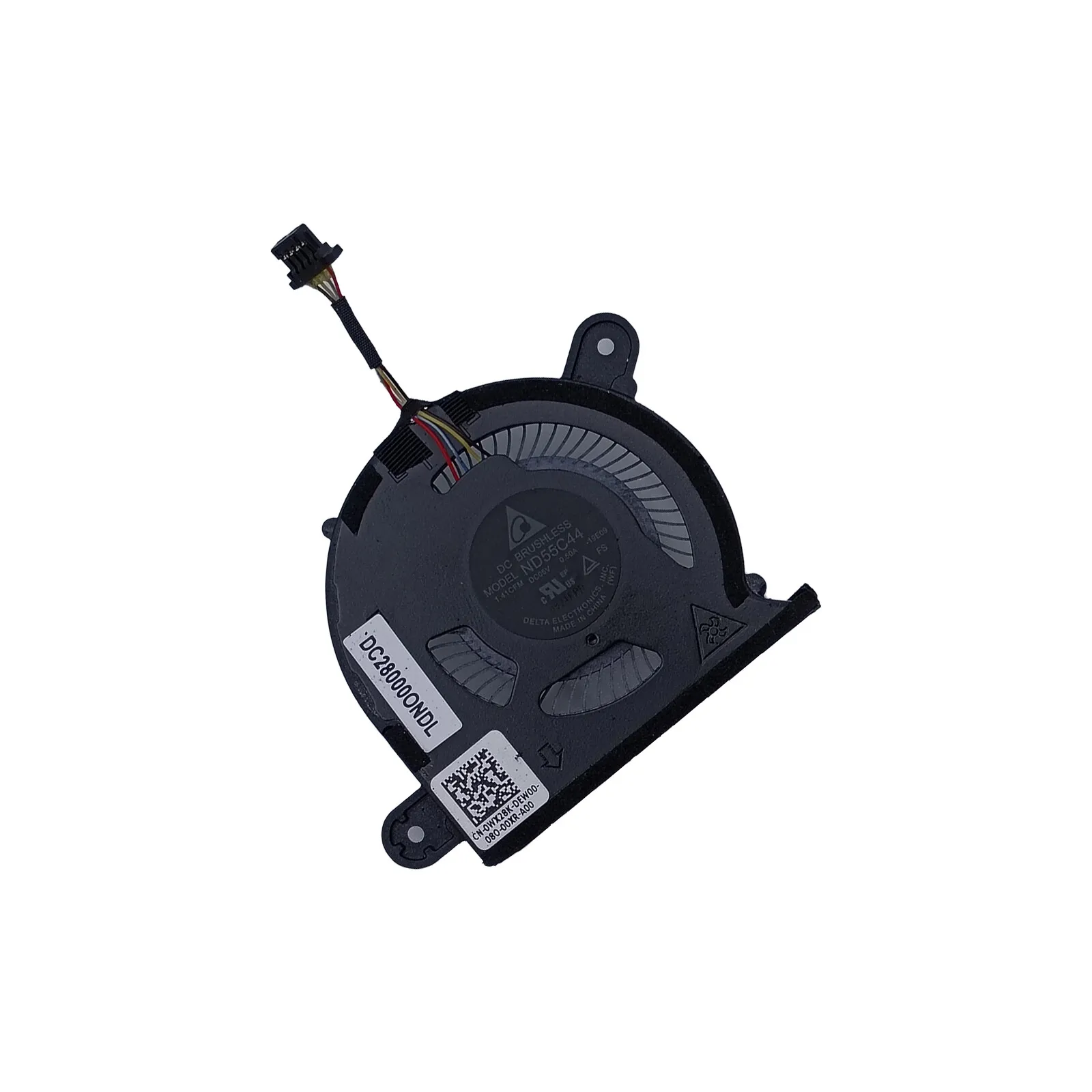 0WX28K WX28K Laptop CPU Cooling Fan For DELL XPS 2020 13 9300 9310 DC28000ONDL view 3