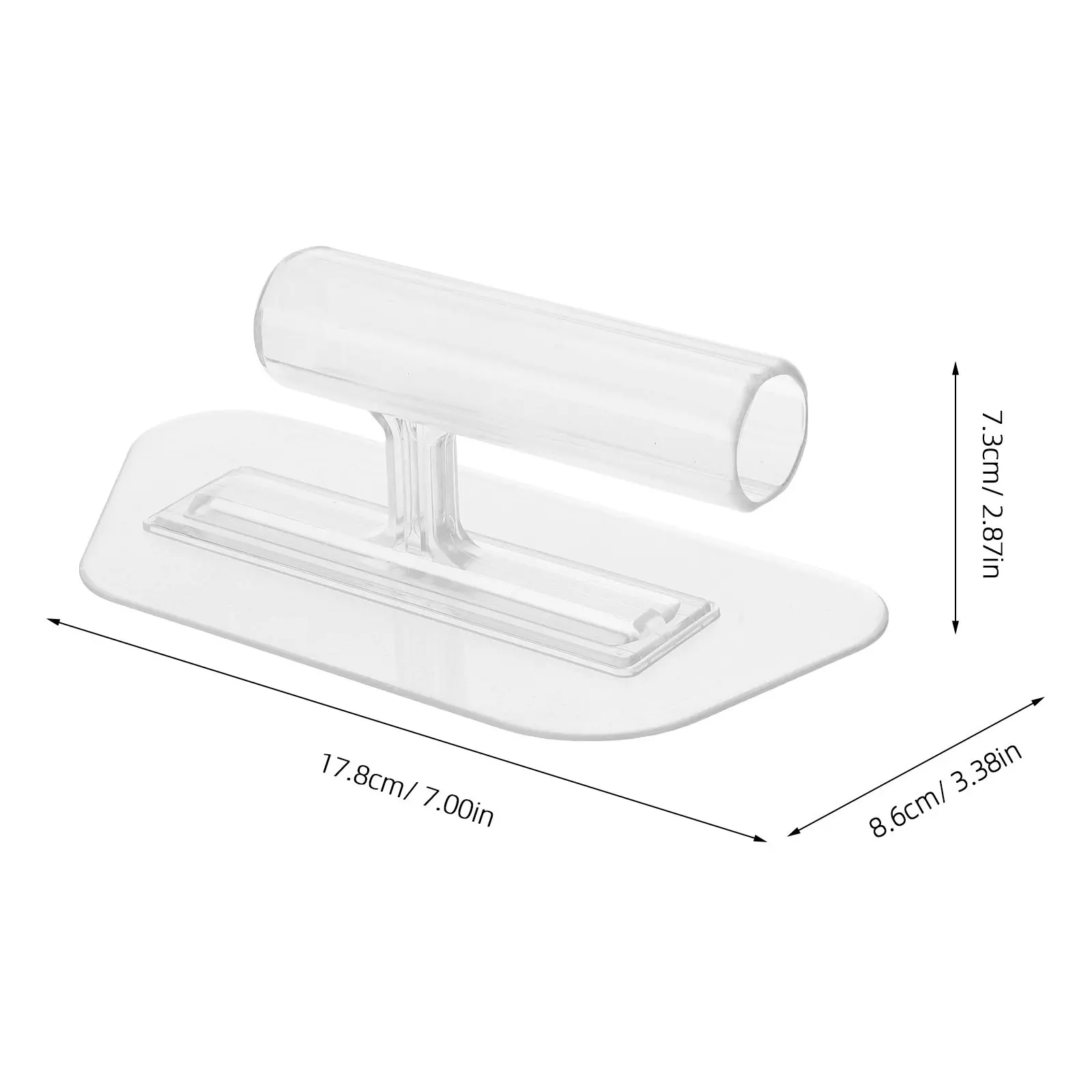 Polygon Transparent Drywall Trowel Clear Flat Finishing Tool for Concrete Cement Plastering Masonry Smoothing Hand Tool
