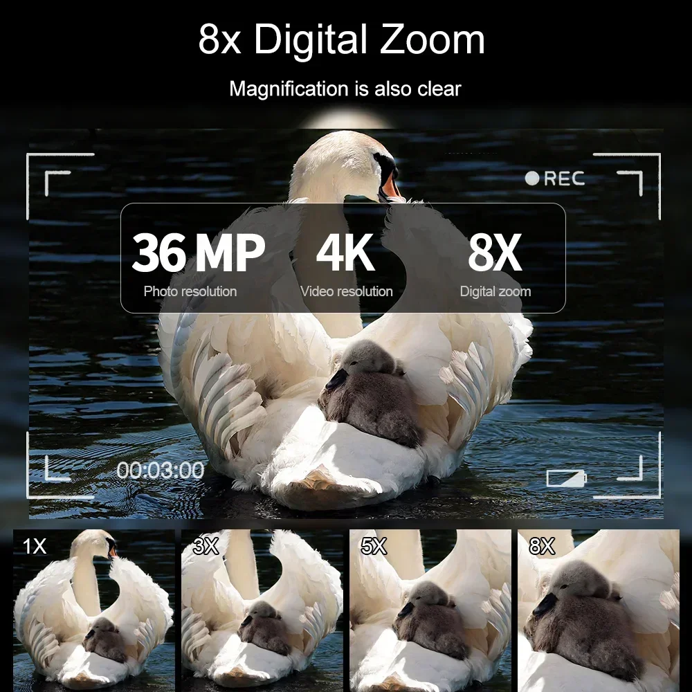 2026 GVDA High Resolution 4K Digital Infrared HD LCD Night Vision Glasses Binocular Camera Dual Use Day And Night
