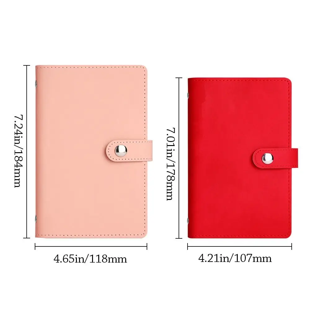 Save Money 100 Envelopes Money Saving Challenge PU Waterproof Savings Binder Large Capacity Portable