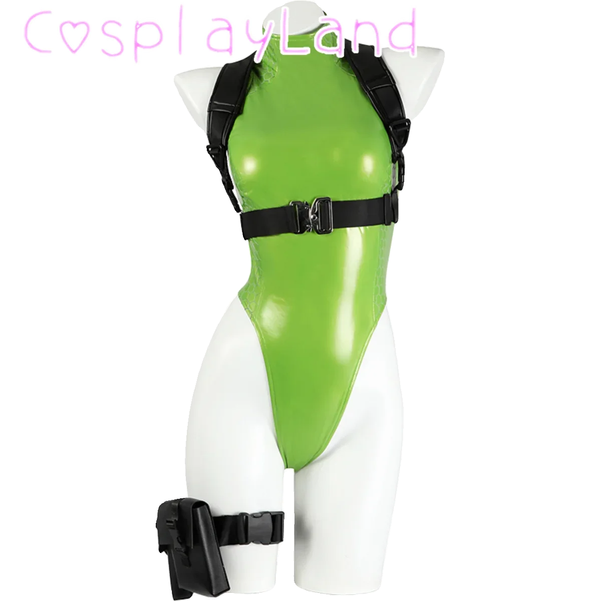 Game Fighter Cammy Green Cosplay Sexy Jumpsuit Outfit Killer Bee Clothes Customizable Adult Women Halloween Canival Costume