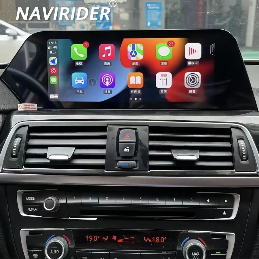 10,25-дюймовый автомобильный радиоприемник с GPS-навигацией для BMW серии 3 4 F30 F31 F32 F33 F34 F36 2012-2019 Bluetooth 4G WIFI CarPlay Android 14