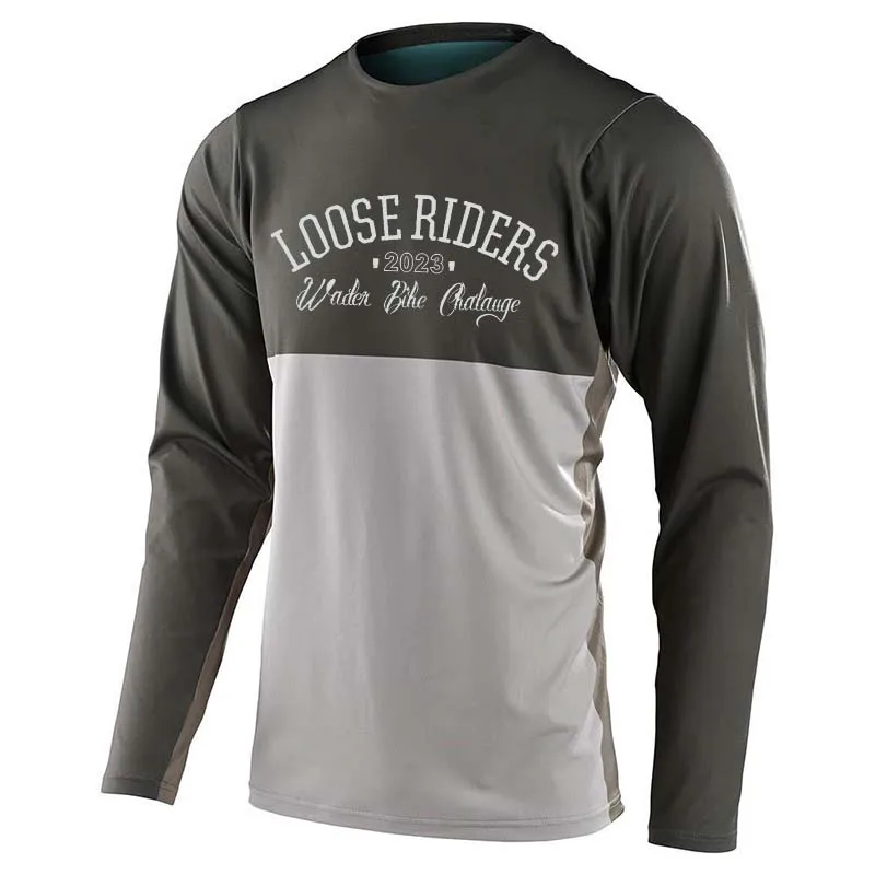 Loose Riders 2023 Cross-Country Motorcycle Endurance Race Only For Downhill Suit, Mountain Bike Riding Wear-Resistant Sweatshirt