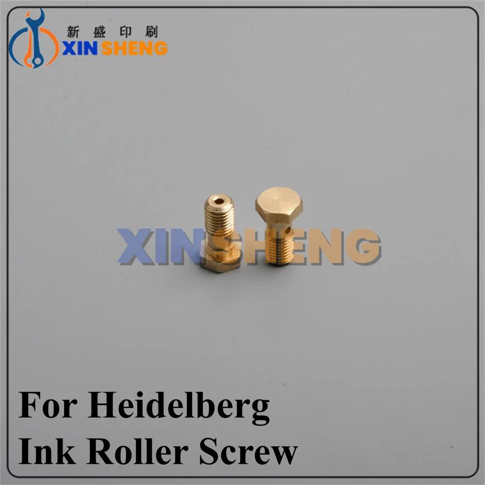 Best Quality For Heidelberg Ink Roller Steel Sleeve Oil Nozzle CD102 SM102 Ink Roller Screw Printing Press Accessories