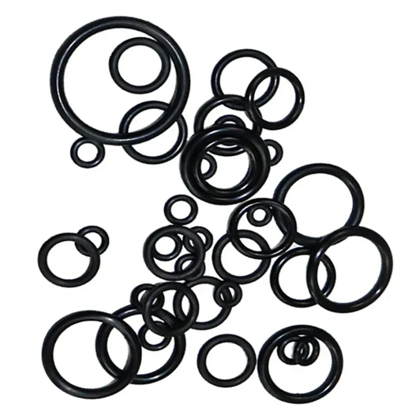 200Pcs Rubber O-ring Gaskets Seal Ring Set Nitrile Rubber High Pressure O-Rings NBR Faucet Sealing Valve O Rubber Rings Set