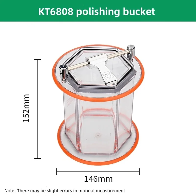 Capacity 3 kg Rotary Drum/bucket For KT-6808 Tumbler For Polishing Machine, Jewelry Polishing Barrel