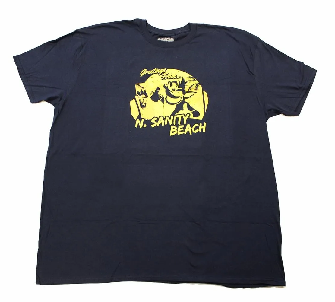 Camiseta para Adulto Colpo Bandicoot " N.Sanity Spiaggia " Loot Crate Esclusivo - XXXL