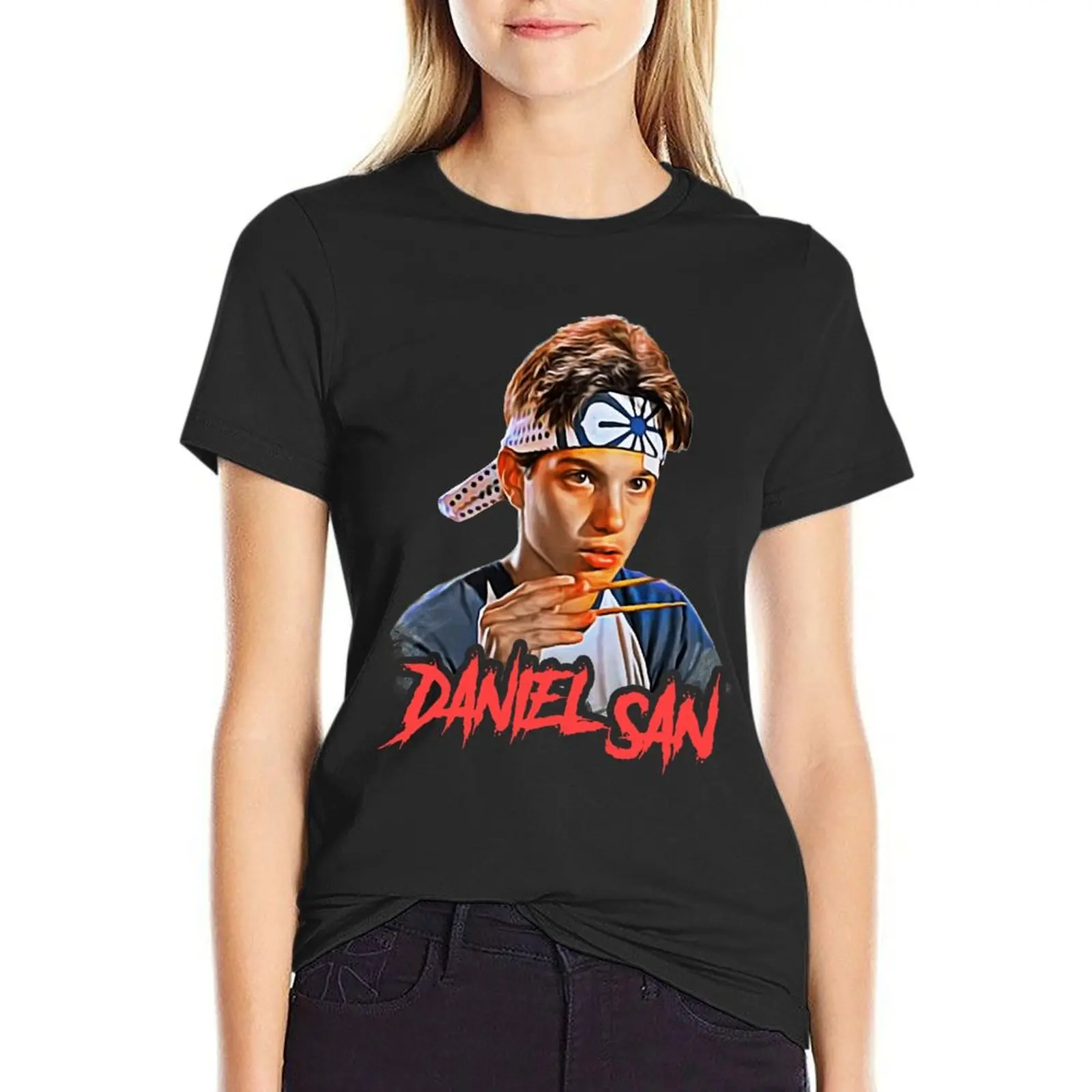 

DANIEL SAN - KARATE KID T-Shirt Short sleeve tee plain vintage clothes t-shirts for Women graphic tees