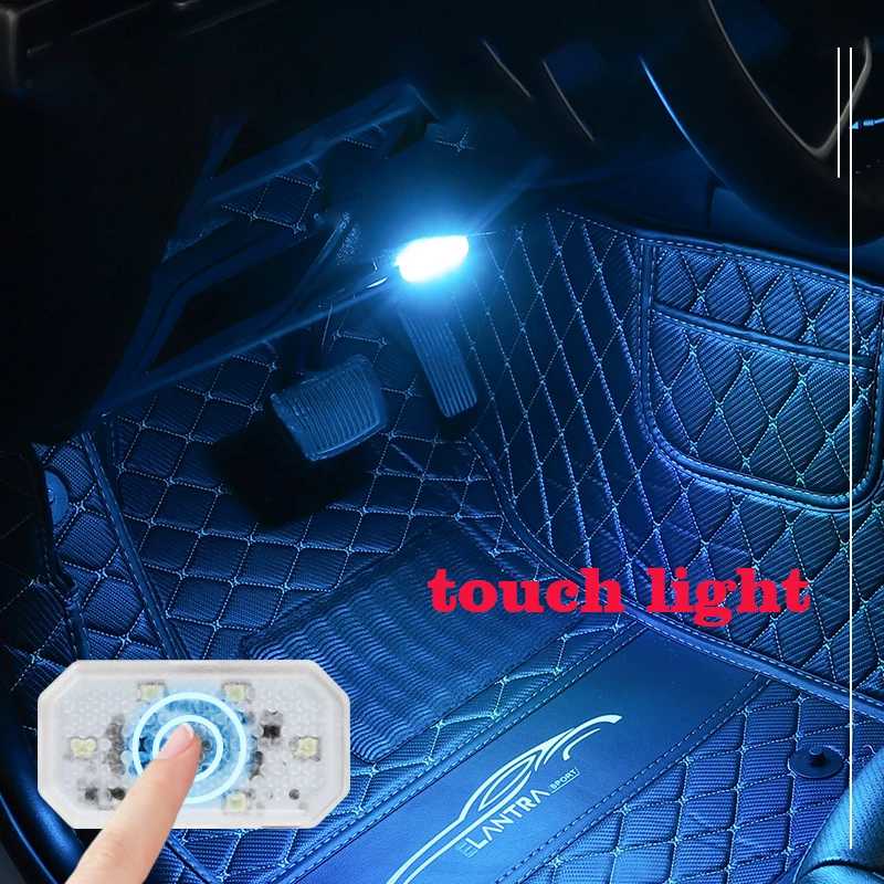 1pcs Car Fashion modeling Interior Dome Light Door Light Finger Touch Sensor 5V LED Reading Lamp USB Charge Retrofit Accessories