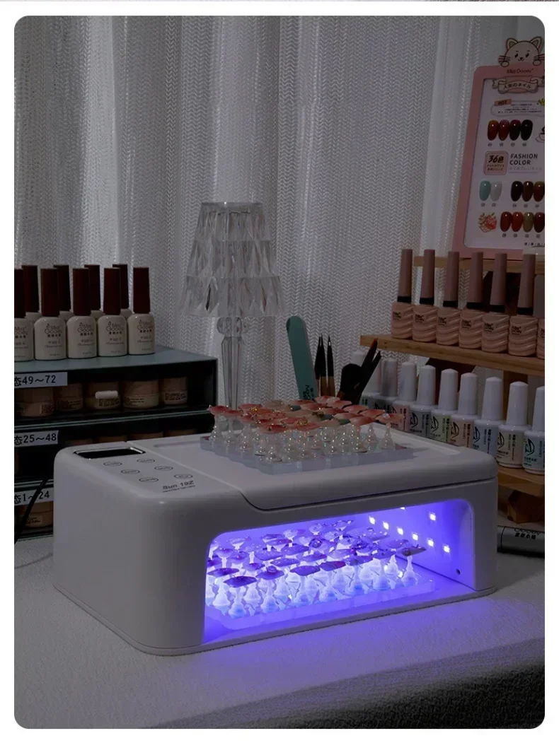 Dobrável UV LED Nail Drying Lamp para todos os Gel Polonês Manicure, Pressione Secador de unhas, Fast Dry, Novo, 180W