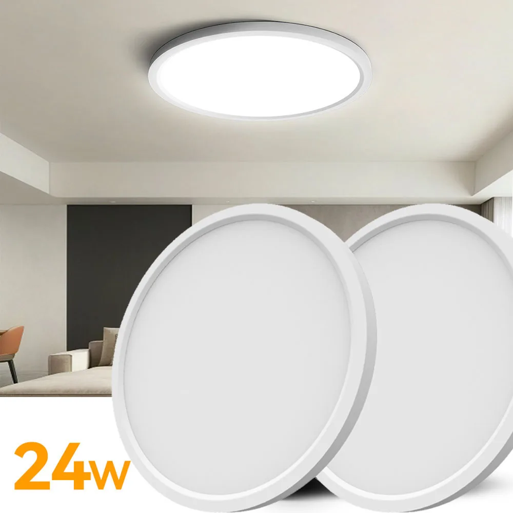 

5CCT/3CCT LED Ceiling Light 24W LED Flush Mount Ceiling LED For Living Room Bedroom Corridor Balcony Indoor/Outdoor Lighting