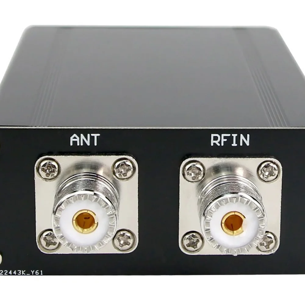 Sintonizador de antena mini automático para equipamento de rádio 1,8 ~ 55 MHz 0,96 pol. com caixa ATU-100