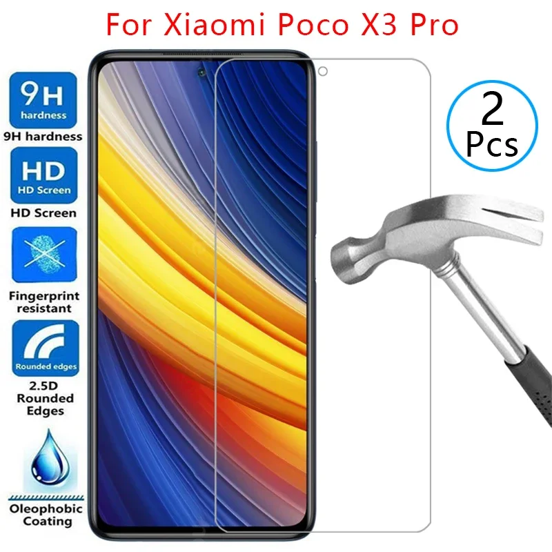 tempered glass screen protector for xiaomi poco x3 pro case cover on ksiomi pocox3 x 3 3x x3pro protective phone coque bag 360