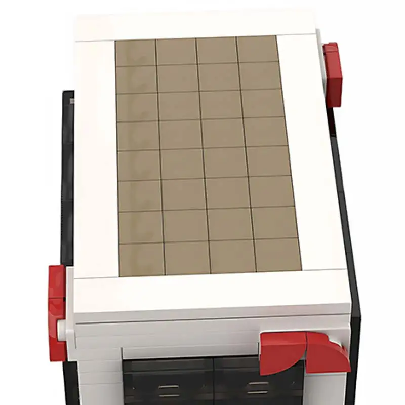 الحديثة مكتب ناطحة السحاب AON مركز LA نموذج MOC-45871 عرض الشارع العمارة اللبنات الجمعية لعبة الطوب الإبداعية