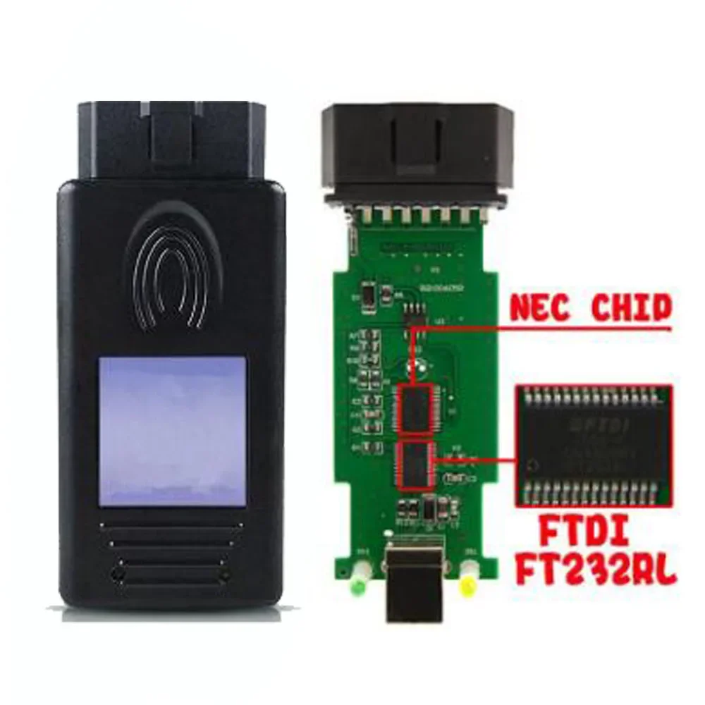 OBD OBD2 Code Reader For BMW Scanner 1.4.0 Unlock Version For BMW Series Version 1.4 V1.4.0 with FTDI Auto Diagnostic Interface