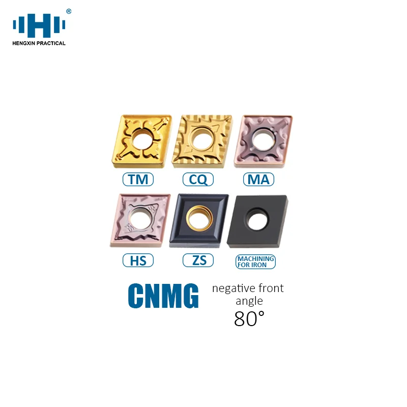 HENGXIN Tungsten Carbide Inserts CNMG120404 CNMG120408 CNMG120412 CNMG TM CQ MA HS ZS SS230C S230B S230G CNC Lathe Cutter Tools