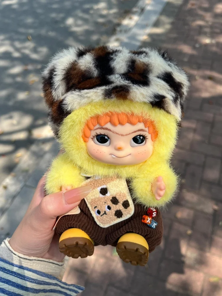 

Хлопковая кукла Wakuku Ro Star 20 см со шляпой, виниловая игрушка Millennial Faion ex Preorder, милая мягкая кукла Plu для девочек